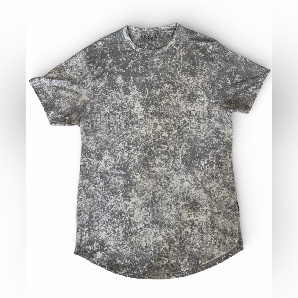 Nova Industries Gray and White Wash Men's Shirt - Picture 3 of 6